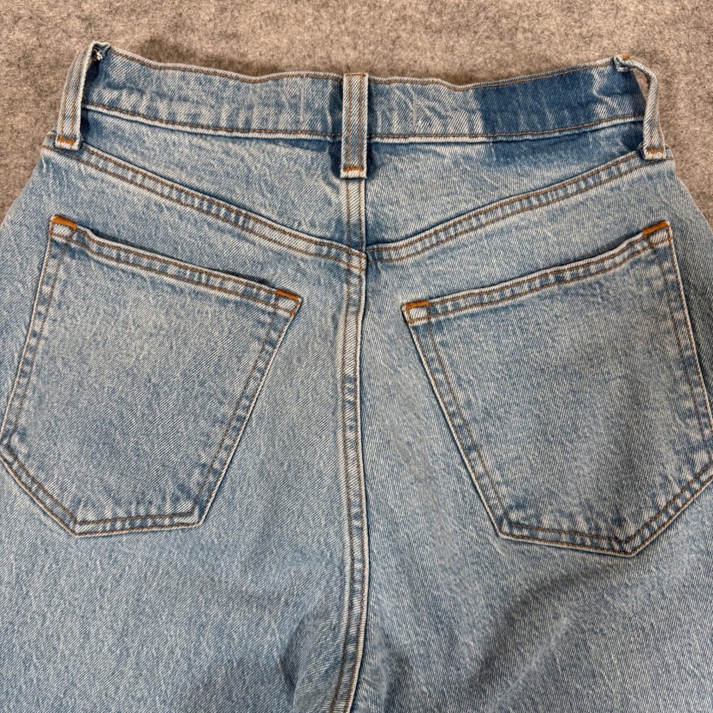 Abercrombie & Fitch Curve Love 90s Straight Ultra High Rise Jeans Light 28 6L - Picture 6 of 11